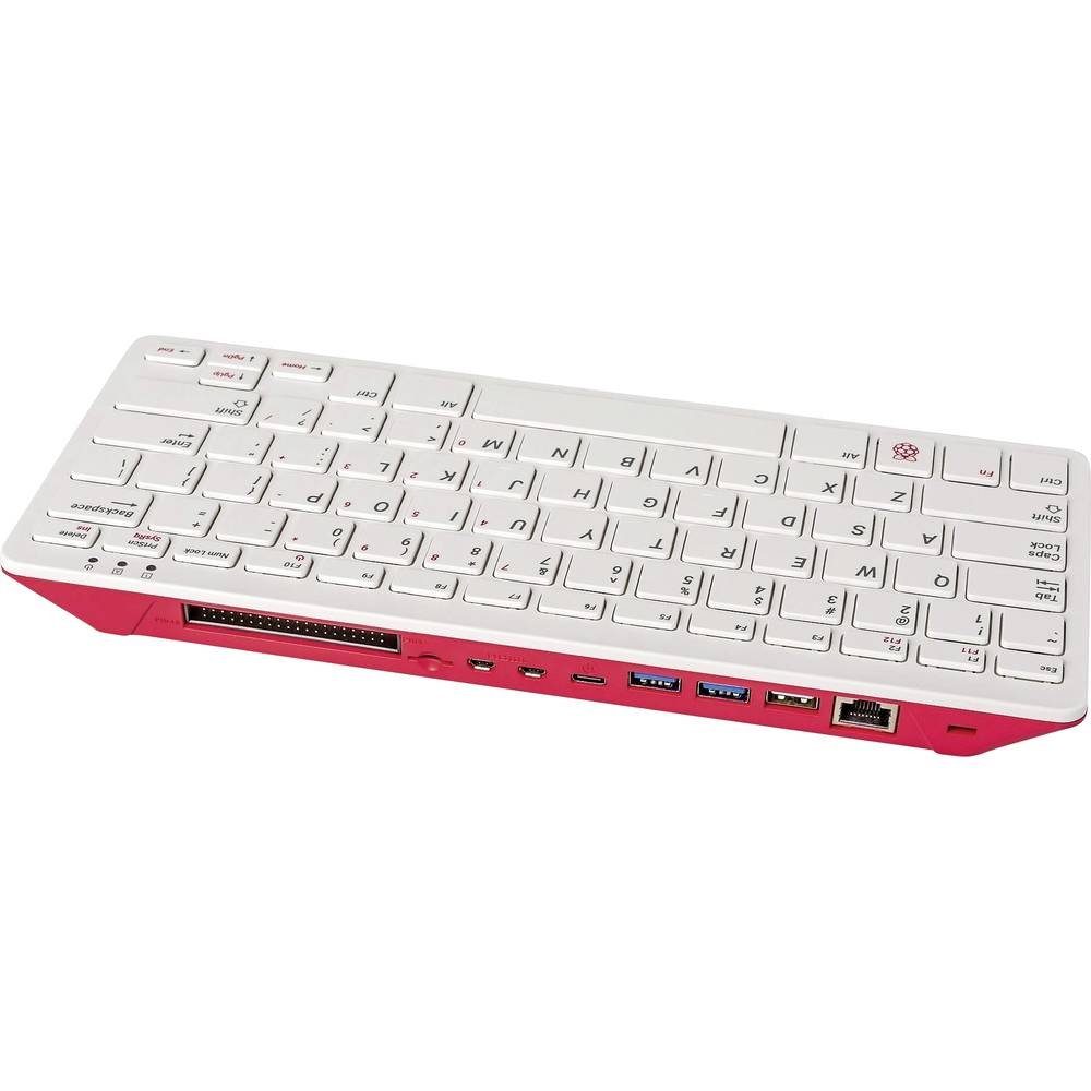 Raspberry Pi Komplett-PC 4x 1.8GHz, 4GB RAM, Tastaturlayout Deutsch SC0374 Barebone-PC