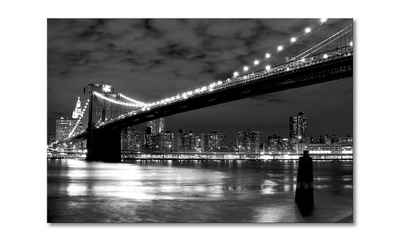 WandbilderXXL Leinwandbild Brooklyn Bridge, Brooklyn Bridge (1 St), Wandbild,in 6 Größen erhältlich