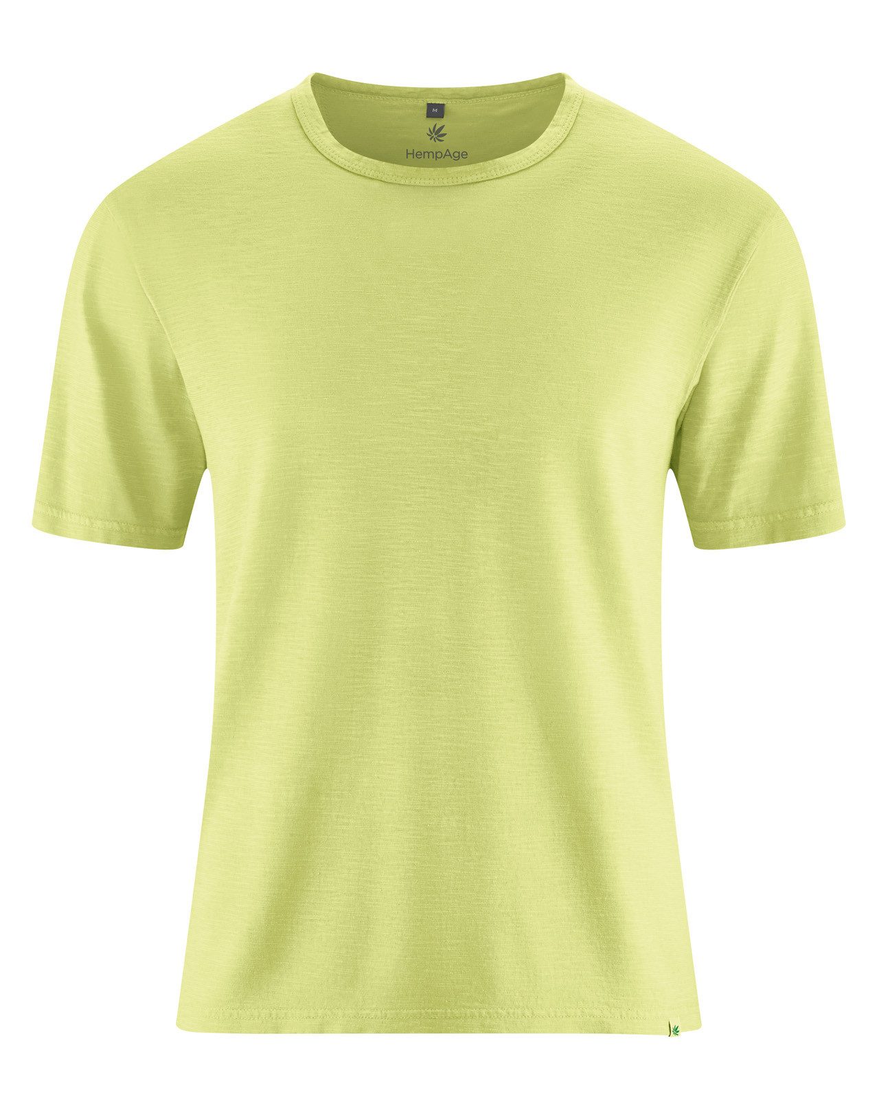 T-Shirt T-Shirt aus Slub Jersey Hanf/Biobaumwolle Normal Fit
