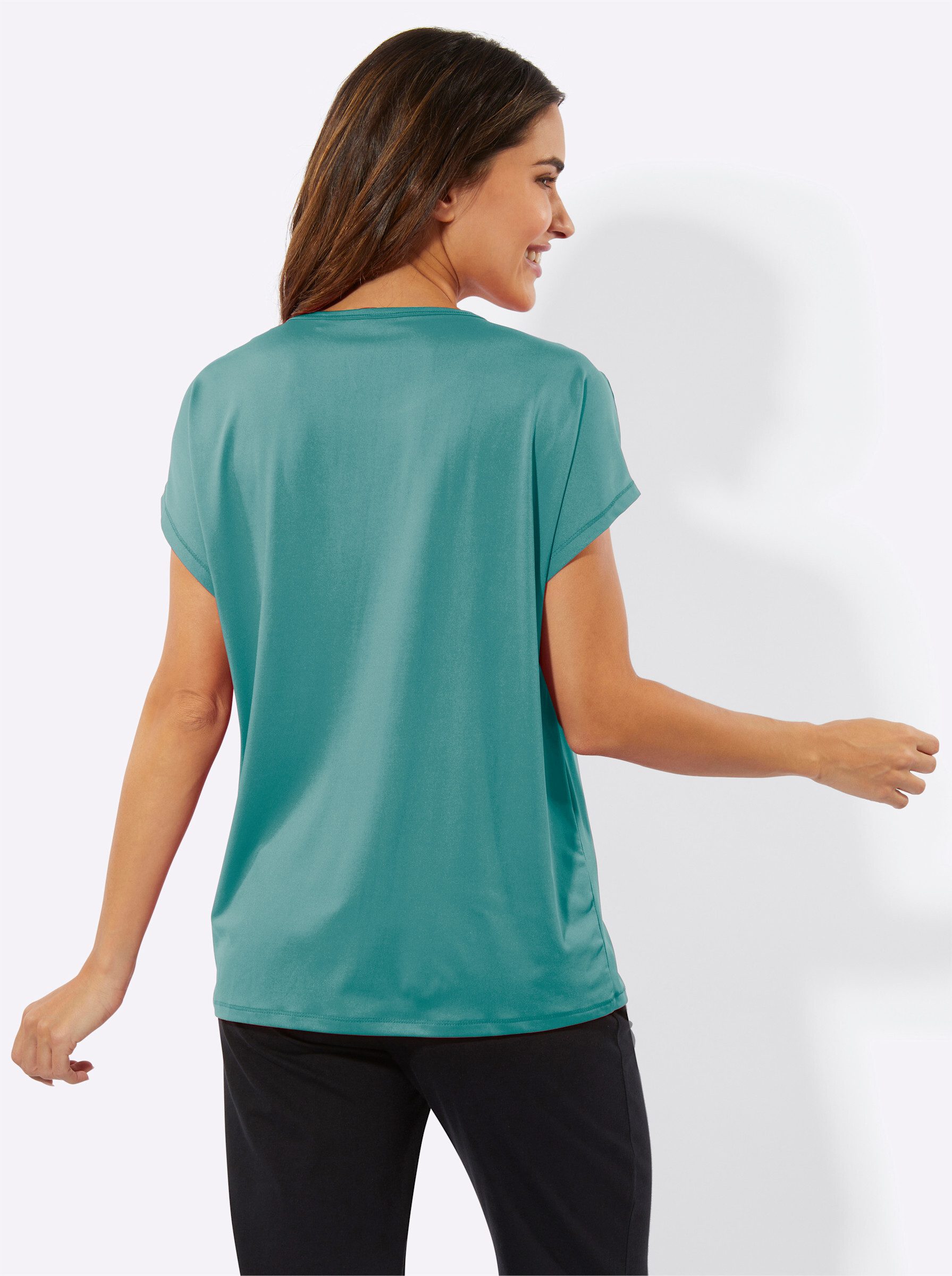 Sieh an! Trainingsshirt Freizeitshirt Kurzarm günstig online kaufen