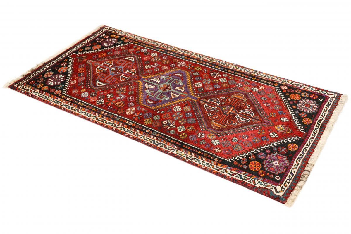 Shiraz / mm Orientteppich 84x158 Handgeknüpfter Höhe: Nain 10 rechteckig, Läufer, Orientteppich Trading, Perserteppich