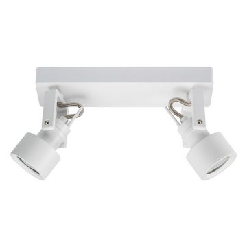 LEDANDO LED Deckenspots LED Deckenleuchte Adnos 2-flammig - weiß - GU10 - Spotleuchte - Spots