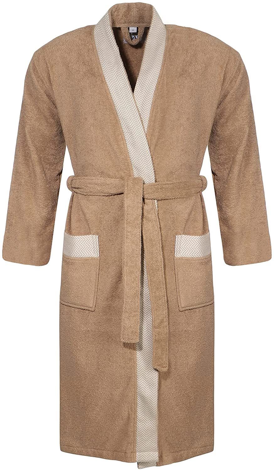 Unisex-Bademantel Class Home Collection Unisex Damen Herren Bademantel Morgenmantel Ekol