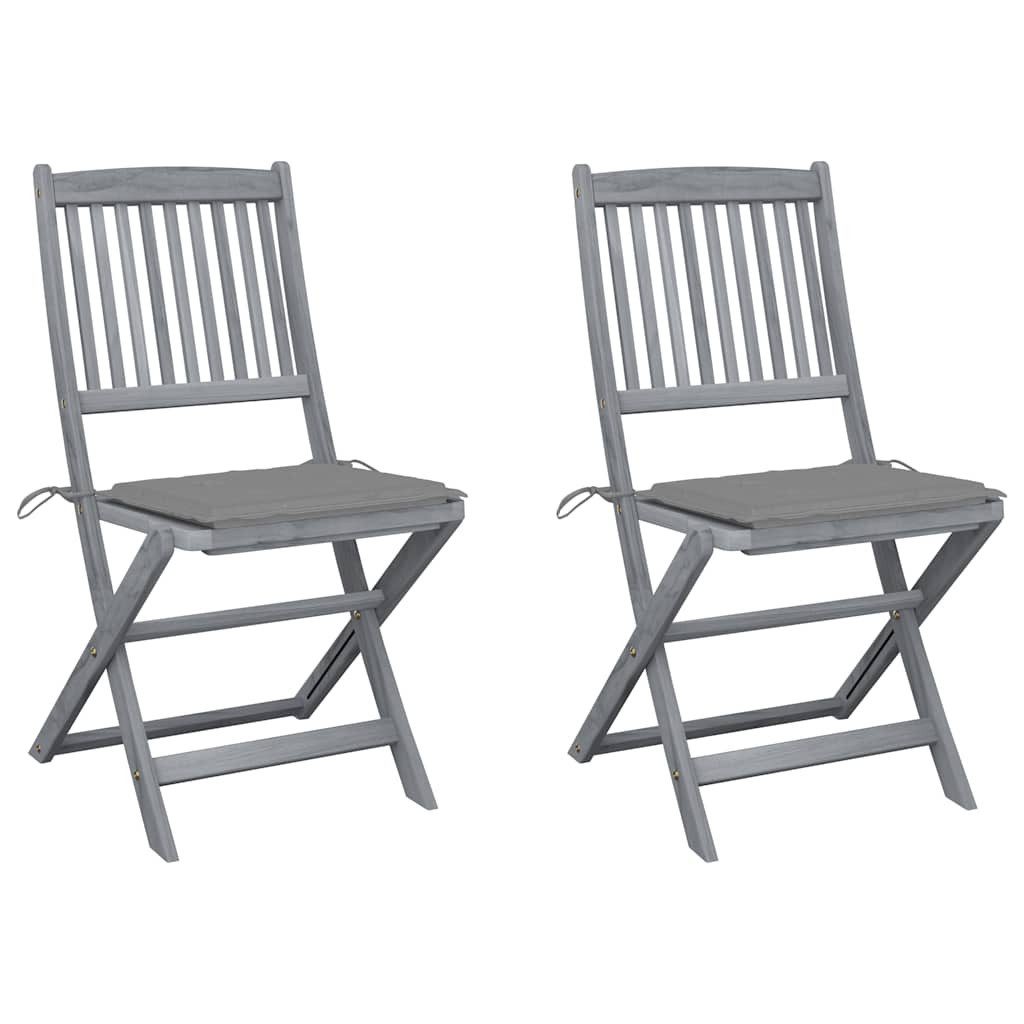 vidaXL Gartenstuhl Klappbare Gartenstühle 2 Stk. günstig online kaufen