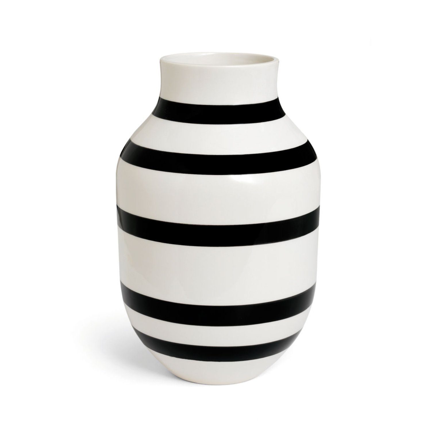 Kähler Dekovase Kähler Vase schwarz Omaggio (11679) H31