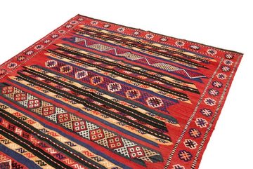 Orientteppich Perser Kelim Fars Azerbaijan Antik 434x161 Handgewebt Orientteppich, Nain Trading, Läufer, Höhe: 0.4 mm