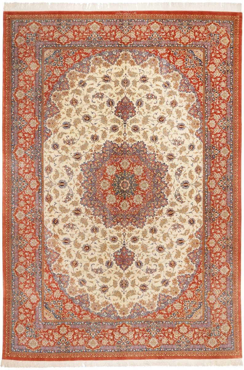 Carpet Avenue Teppich Ghom Seide 292x200, Rechteck, Höhe: 6 mm