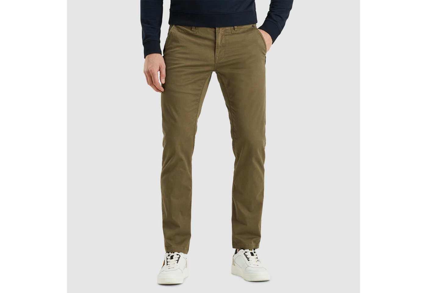 PME LEGEND Chinohose TWIN WASP CHINO LEFT HAND STRETCH TWILL mit Taschen