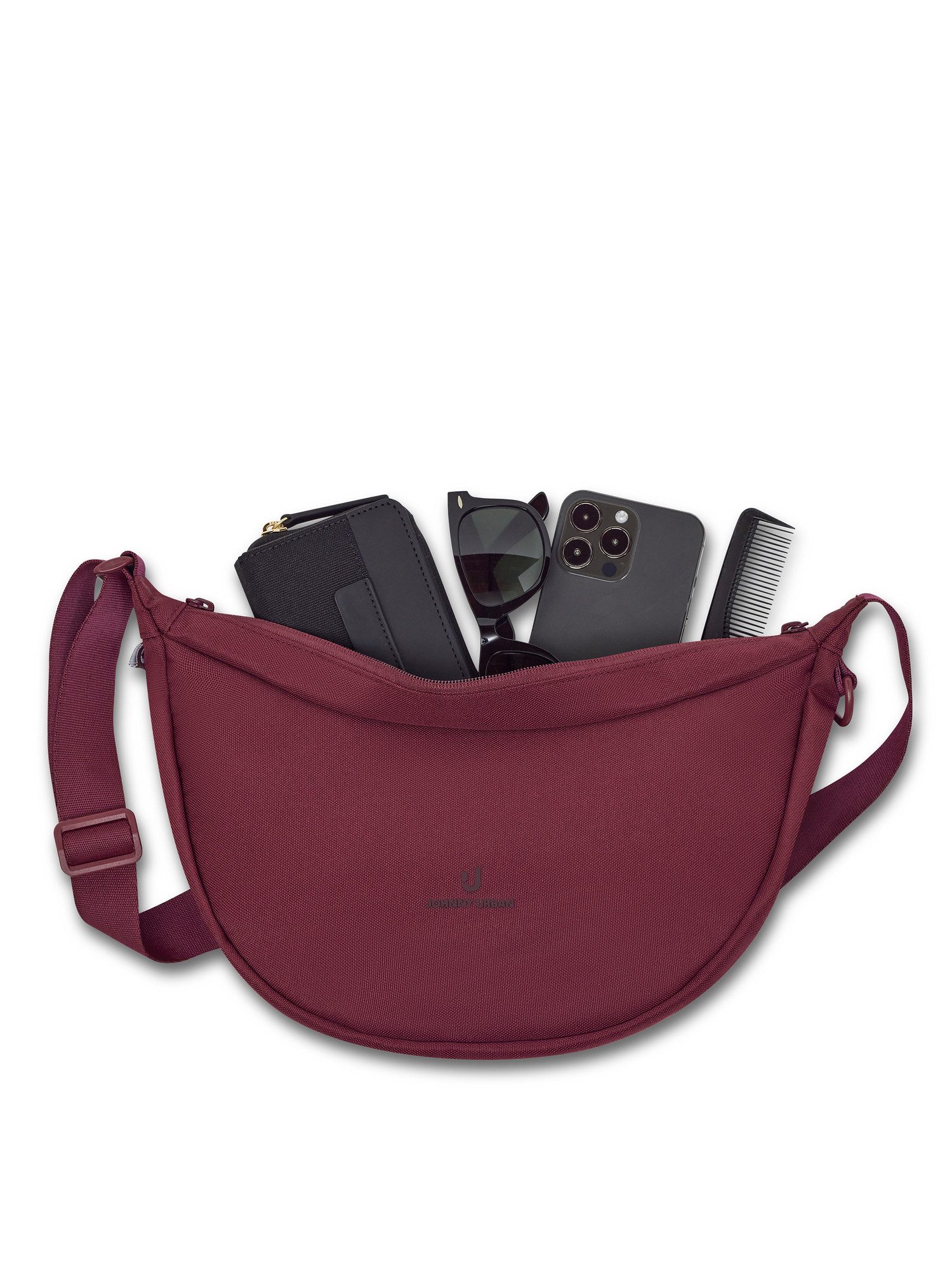 Johnny Urban Umhängetasche Ally Medium Half Moon Bag, Stylische Crossbody Bag in Halbmond Form, Wasserabweisend