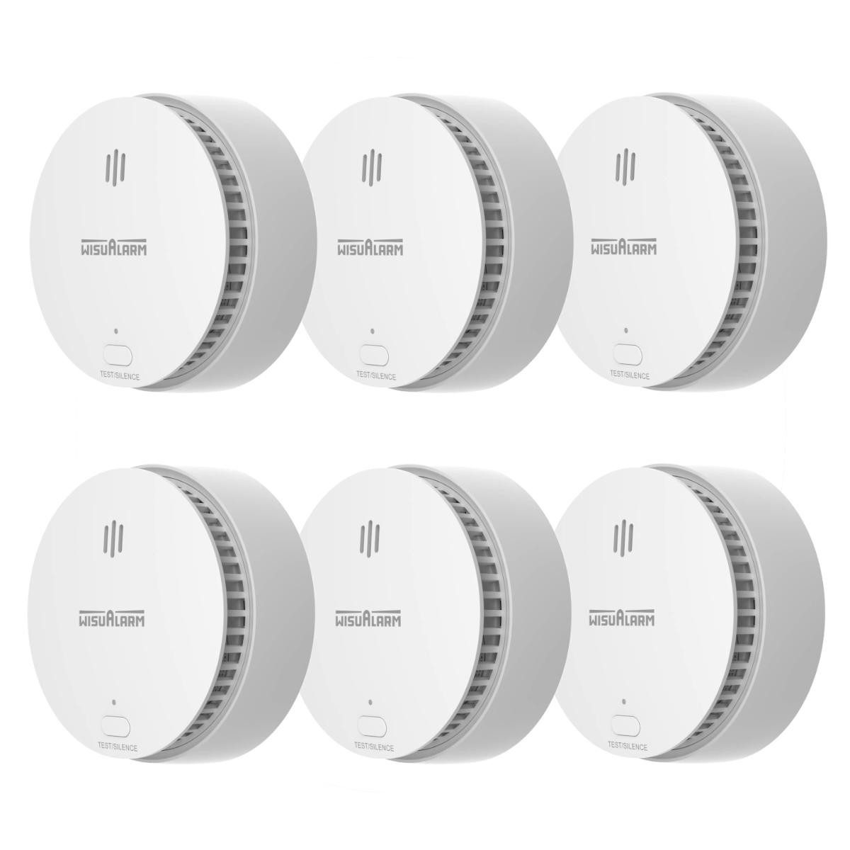 Wisualarm DHI-HY-SA30A Autarker Rauchmelder (10 Jahre Batterielebensdauer)