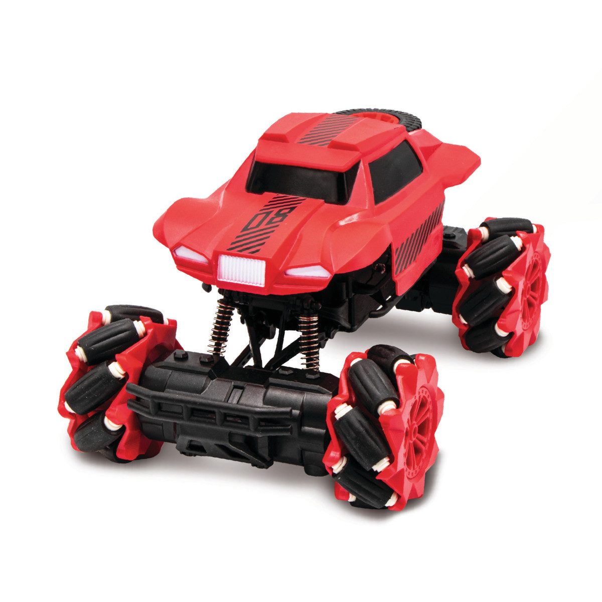 Rössler Spielzeug-Monstertruck SHARPER IMAGE Spielauto Monstertruck Side Drifter rot/schwarz