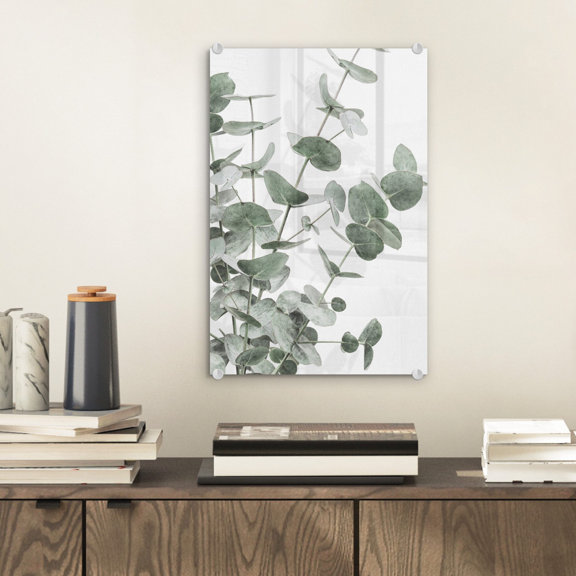MuchoWow Acrylglasbild Eukalyptus - Blätter - günstig online kaufen