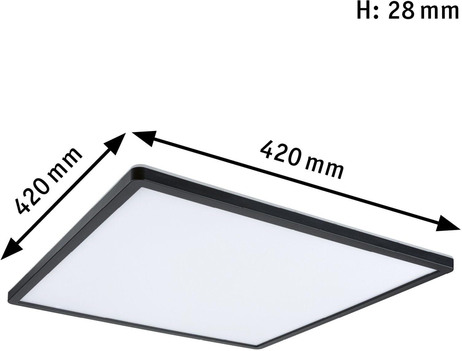 Paulmann LED Panel Atria Shine, integriert, fest LED Neutralweiß