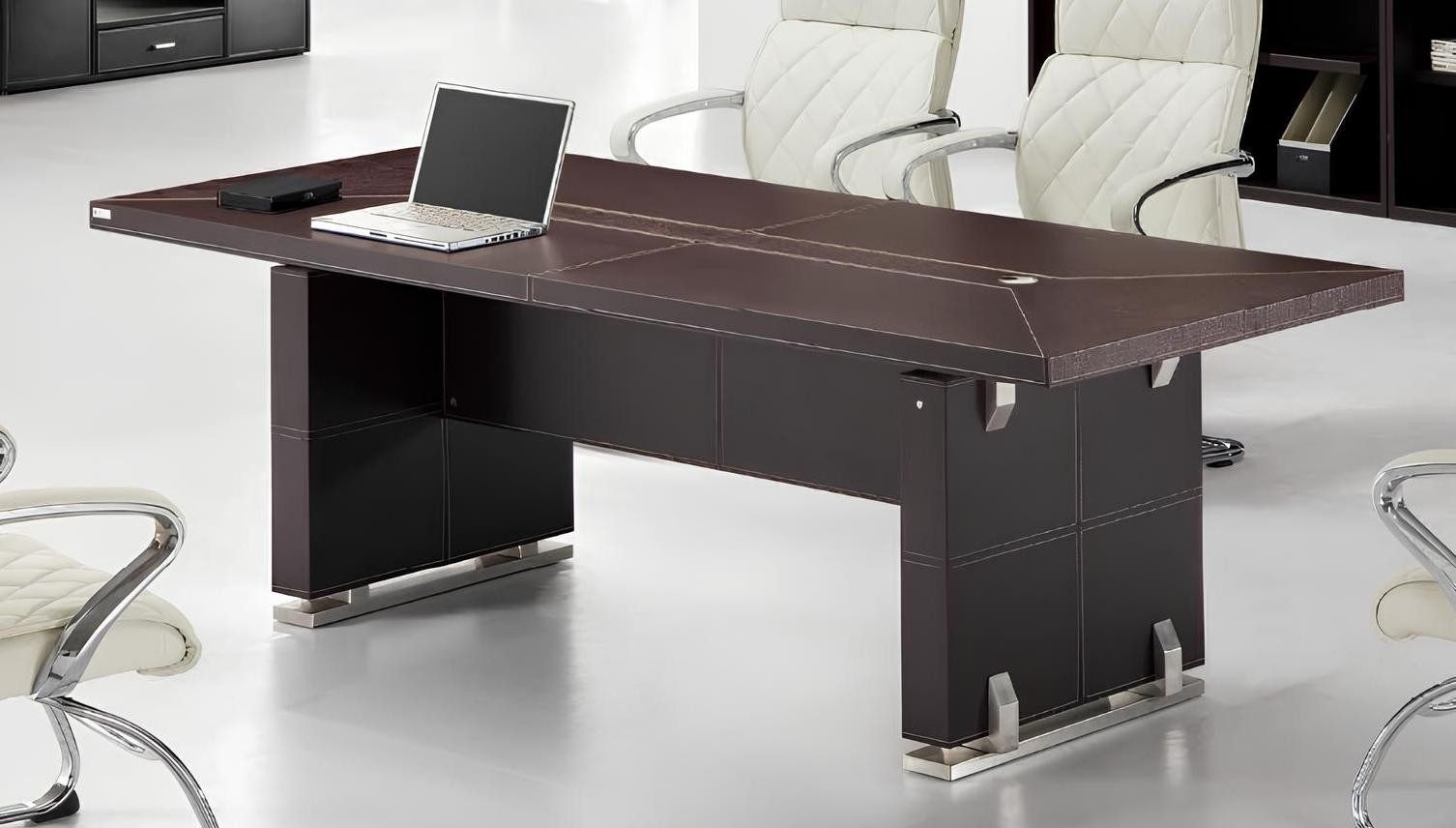 JVmoebel Konferenztisch Moderner Büro Столи Holz Design Möbel Besprechungs Tisch 220cm Sofort (1-St), Made in Europa
