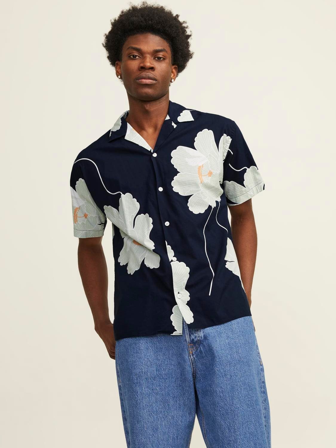 Jack & Jones Hawaiihemd JPRBLAPALMA RESORT SHIRT S/S SN