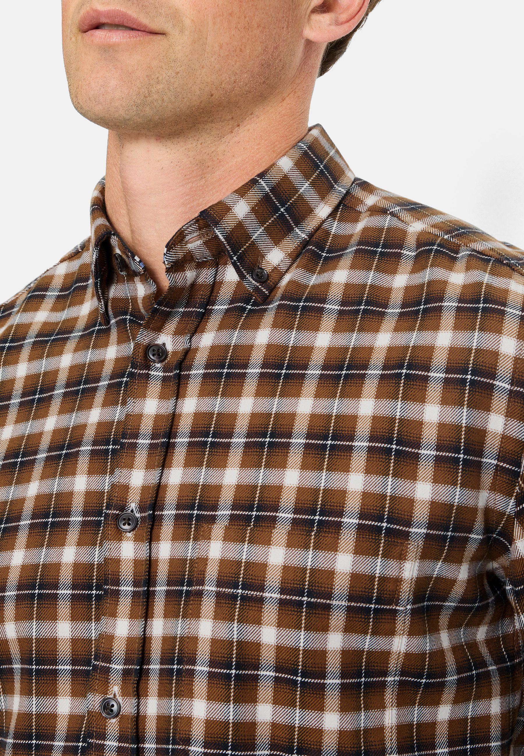 OLYMP Langarmhemd OLYMP Casual, regular fit, Button-down