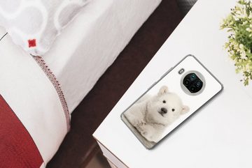 MuchoWow Handyhülle Eisbär - Tiere - Kinder - Weiß - Jungen - Mädchen, Phone Case, Handyhülle Xiaomi Mi 10T Lite, Silikon, Schutzhülle