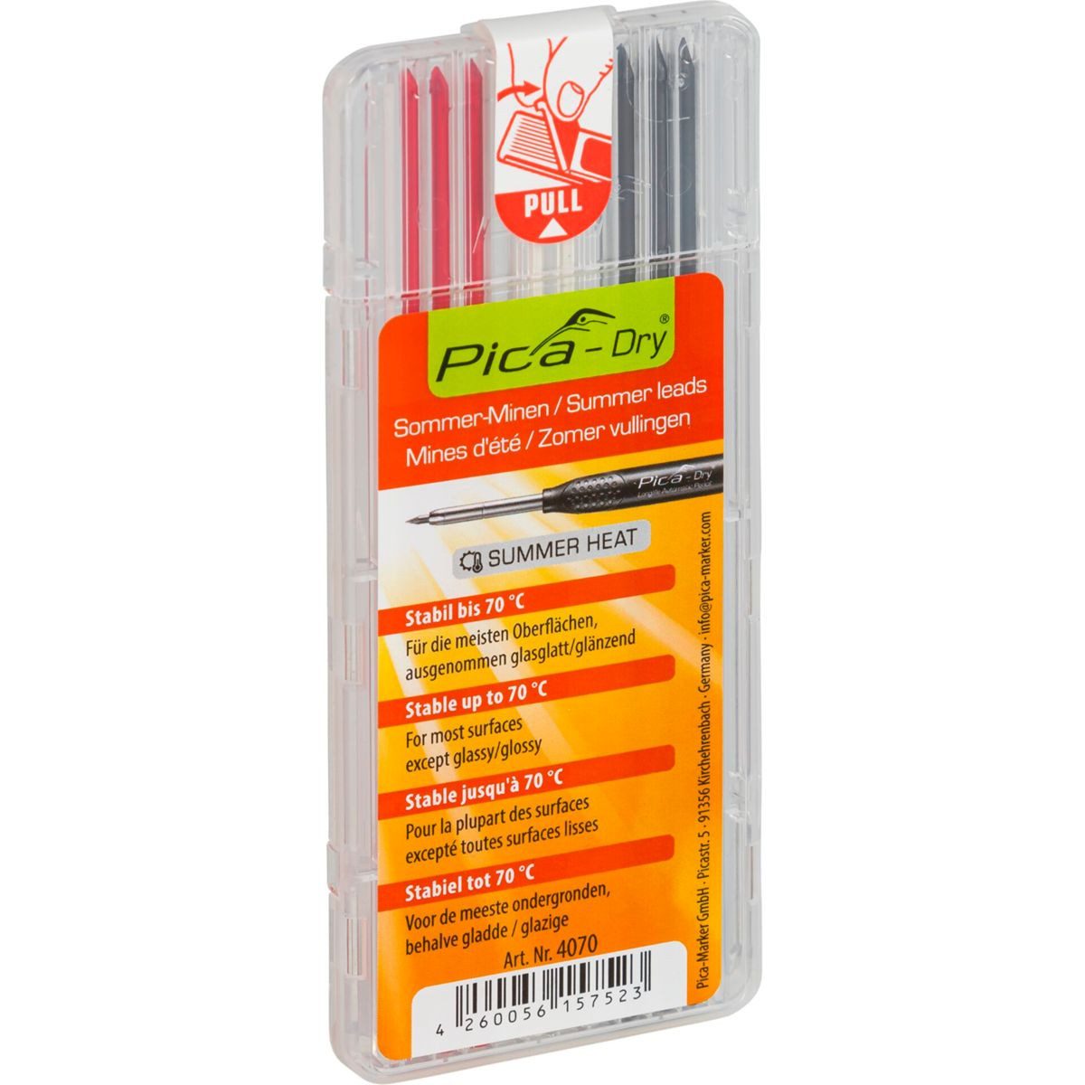 Pica-Marker Kreidemarker Pica DRY Minen-Set SUMMER HEAT