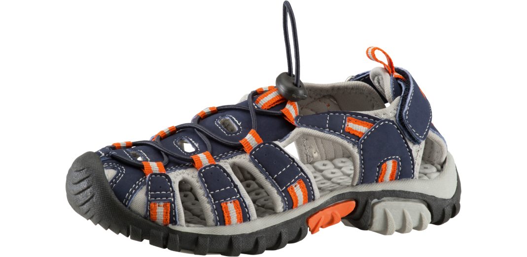 McKINLEY Vapor II Jr. Kinder Trekking-Sandale blau/grau/orange Trekkingsandale