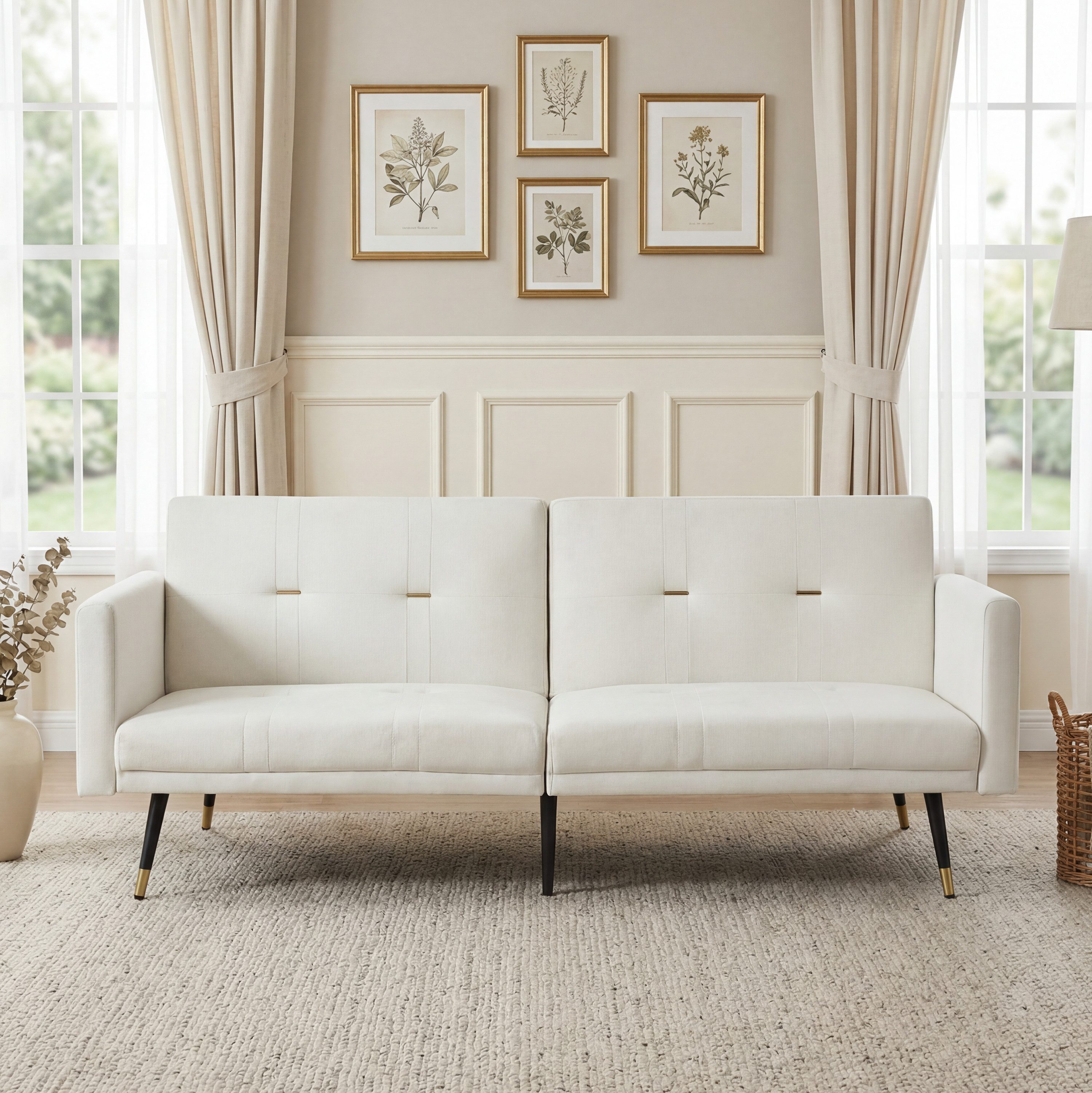 2-Sitzer Schlafsofa Sofas wohnzimmer mit Schlaffunktion & Faltfunktion