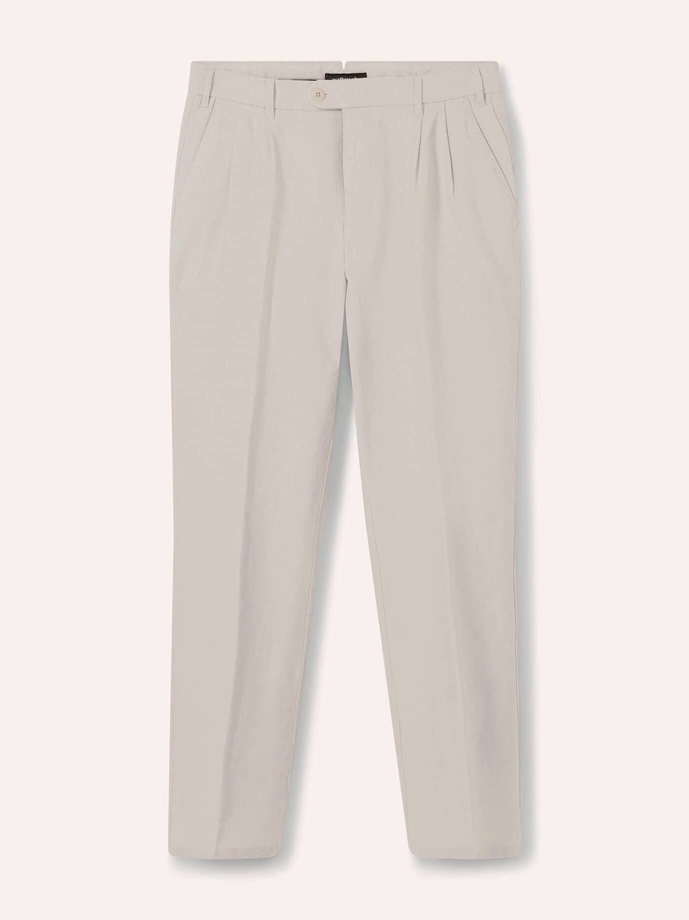 Walbusch Chinohose Premium Leinen-Chino Regular Fit