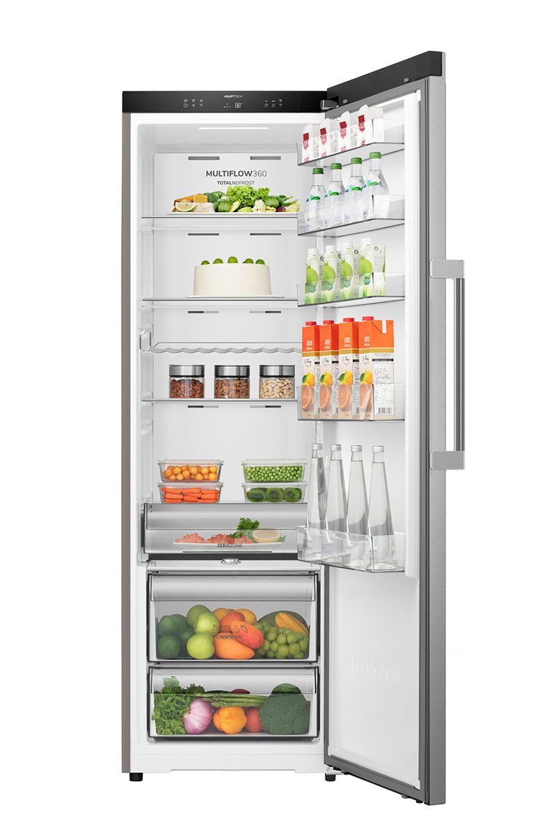 GORENJE Kühlschrank RN618E6X6WF, 185,6 cm hoch, 59,5 cm breit, KitchenFit passt sich nahtlos deiner Küche an
