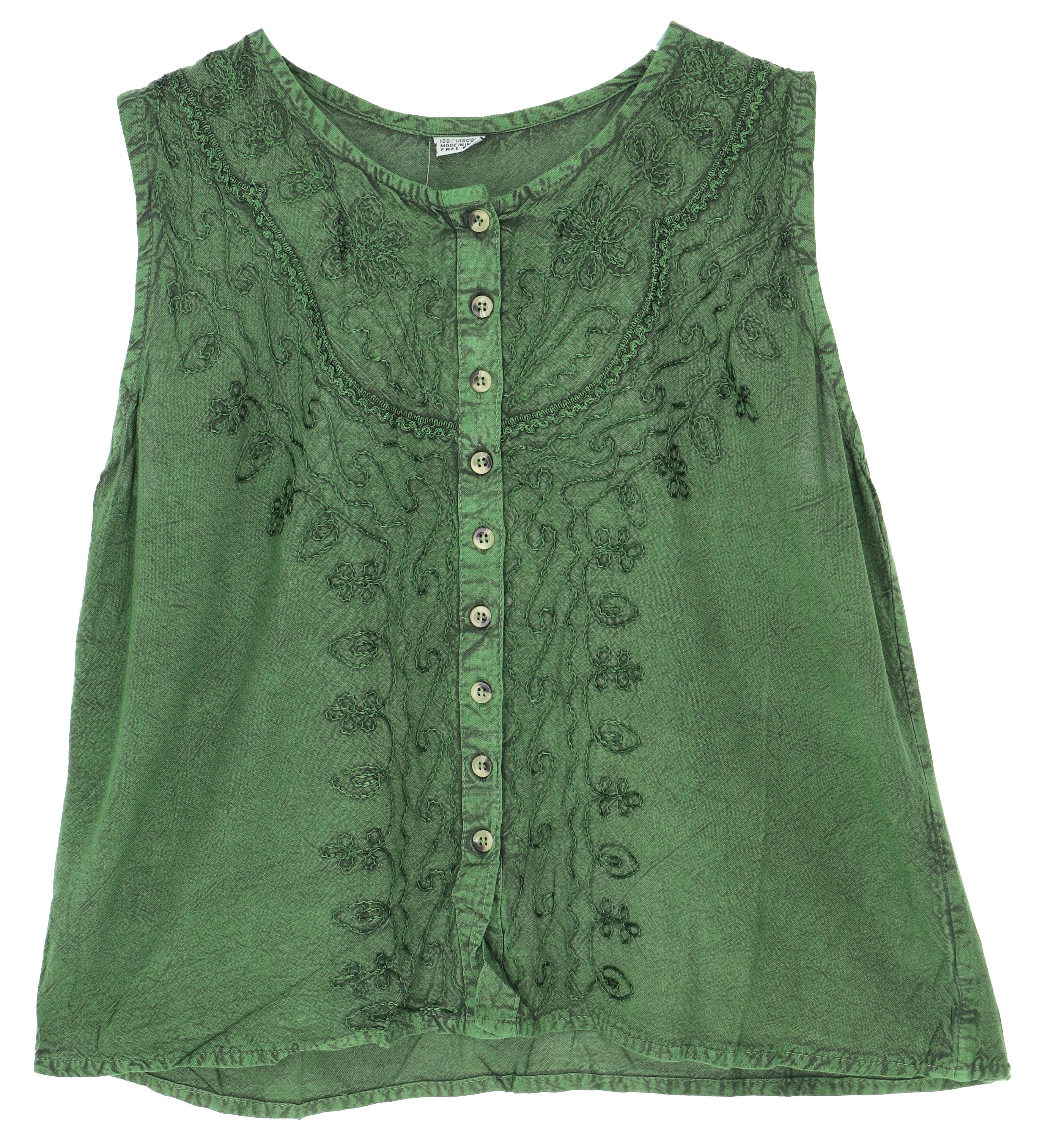 Guru-Shop T-Shirt Besticktes indisches Hippie Top, Boho-chic.. Festival, Ethno Style, alternative Bekleidung – Bild 5 von 5