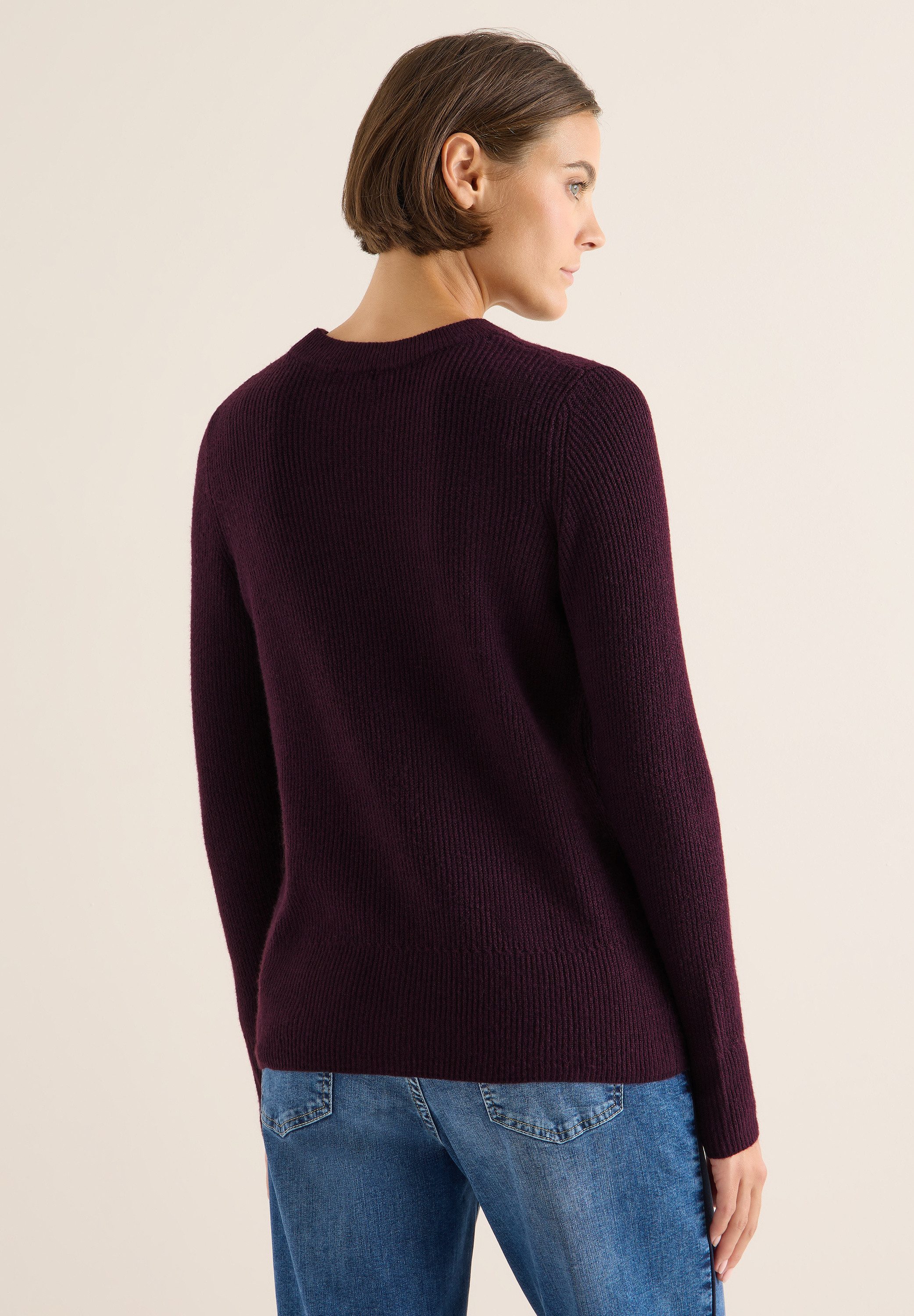 CECIL Strickpullover mit Rundhalsausschnitt günstig online kaufen