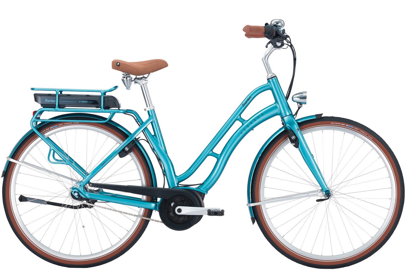 Pegasus E-Bike Pegasus Tourina E7F 500 Wh Damen blau 2024, 7 Gang SHIMANO Nexus inter 7 mit Freilauf, Nabenschaltung, Bosch Active Line Plus, 500 Wh