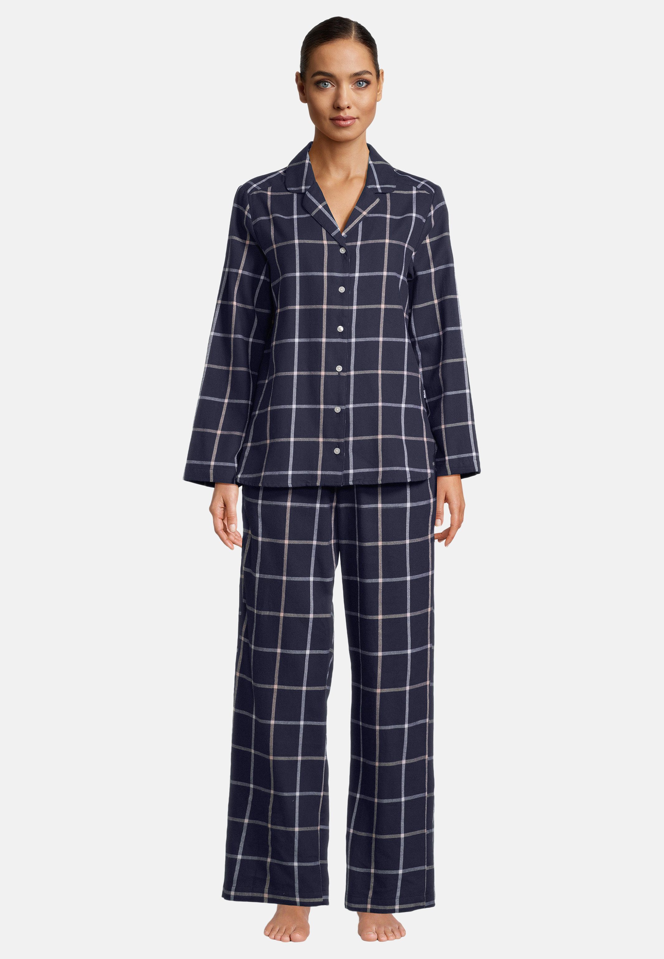 seidensticker Pyjama Classic Flanell (Set, 2 günstig online kaufen