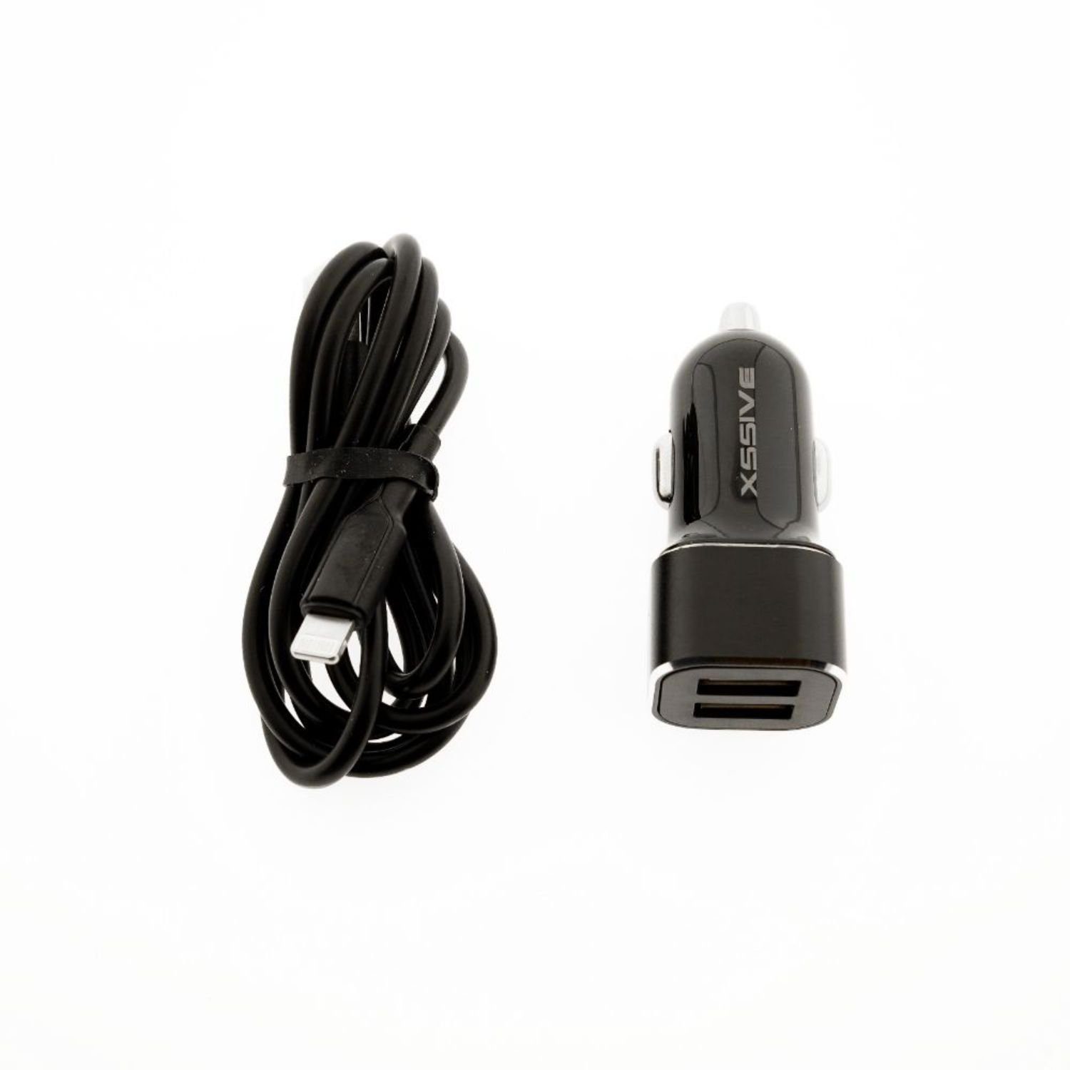 COFI 1453 Dual Kfz Autoladegerät Zigarettenzünder USB Kabel für iOS 2.4A 1m  USB-Ladegerät