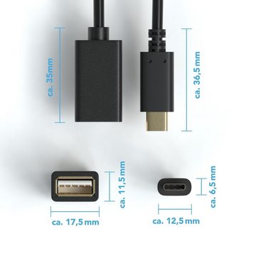 JAMEGA USB-OTG Adapter Kabel USB Typ A auf USB Typ C USB-Adapter