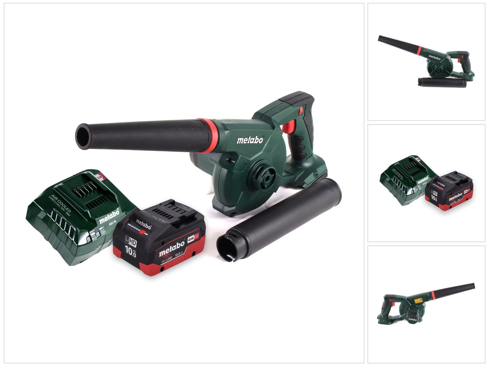 metabo Akku-Laubbläser AG 18 18 V + 1x Akku 10,0 Ah + Ladegerät