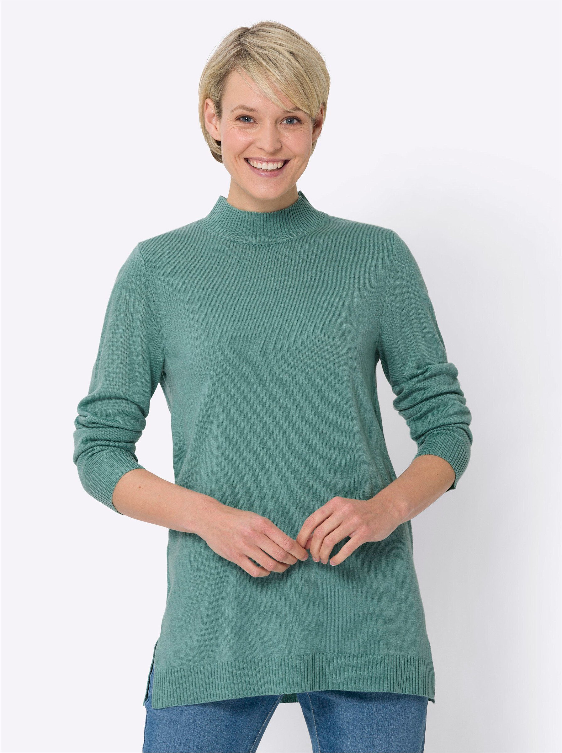 an! Strickpullover Sieh salbei