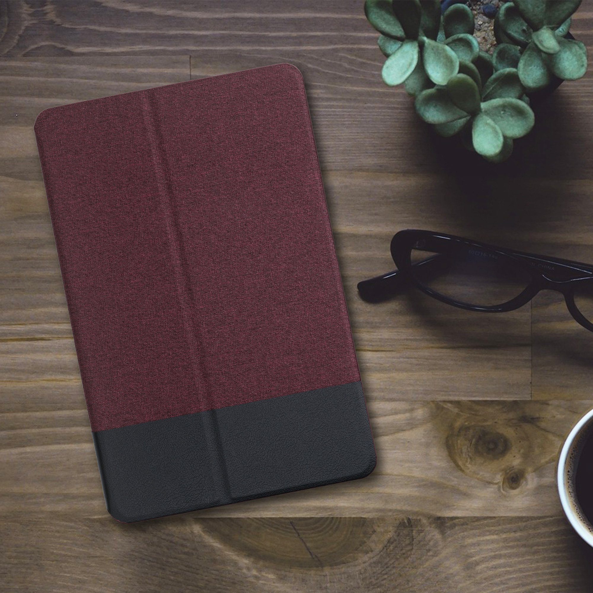 kwmobile Tablet-Hülle Hülle für Lenovo Tab P11, Slim Tablet Cover Case Schutzhülle mit Ständer