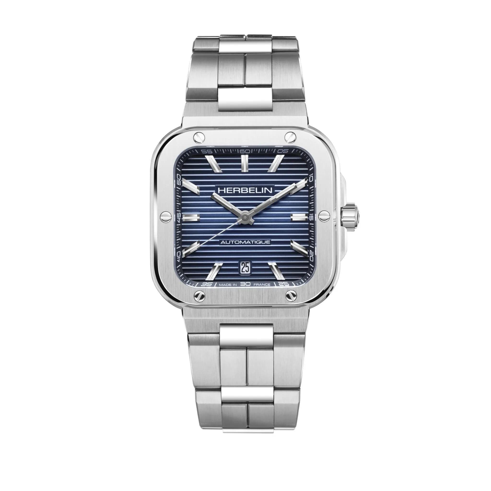 Michel Herbelin Taucheruhr Michel Herbelin Herrenarmbanduhr Cap Camarat 1646B15 Automatik, (1-tlg)