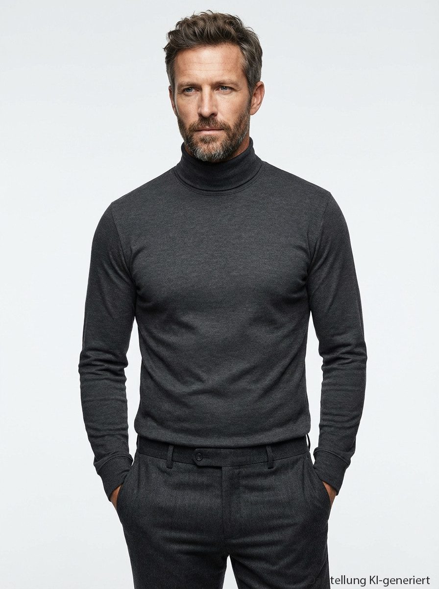 RAGMAN Longsleeve Basic aus feinstem Single-Jersey, hohe Formstbilität