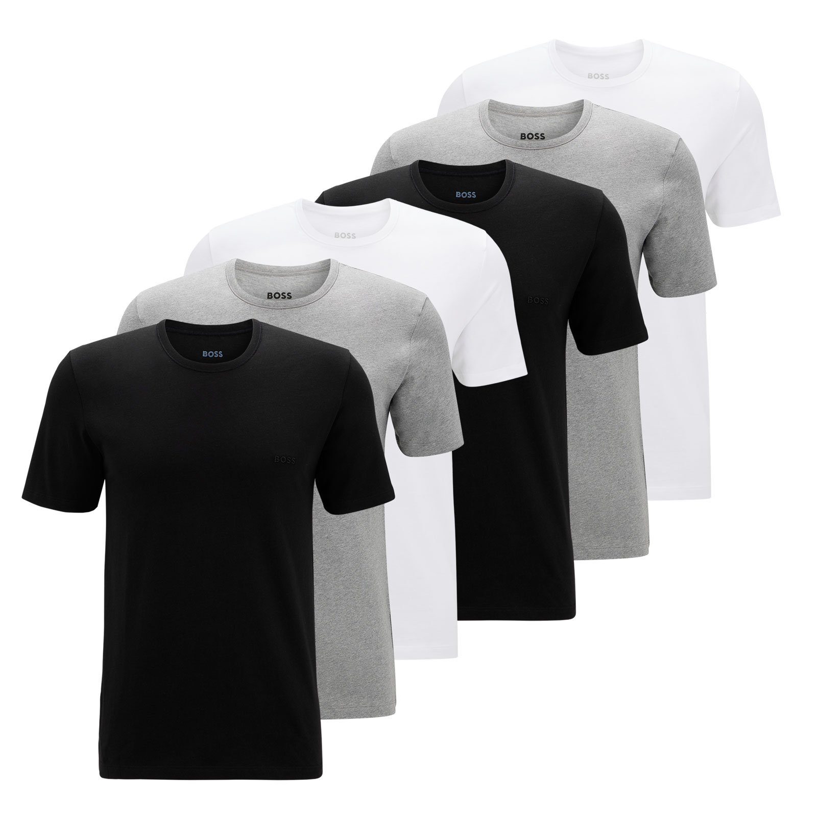 BOSS Unterziehshirt Classic T-Shirt (6-St) mit günstig online kaufen