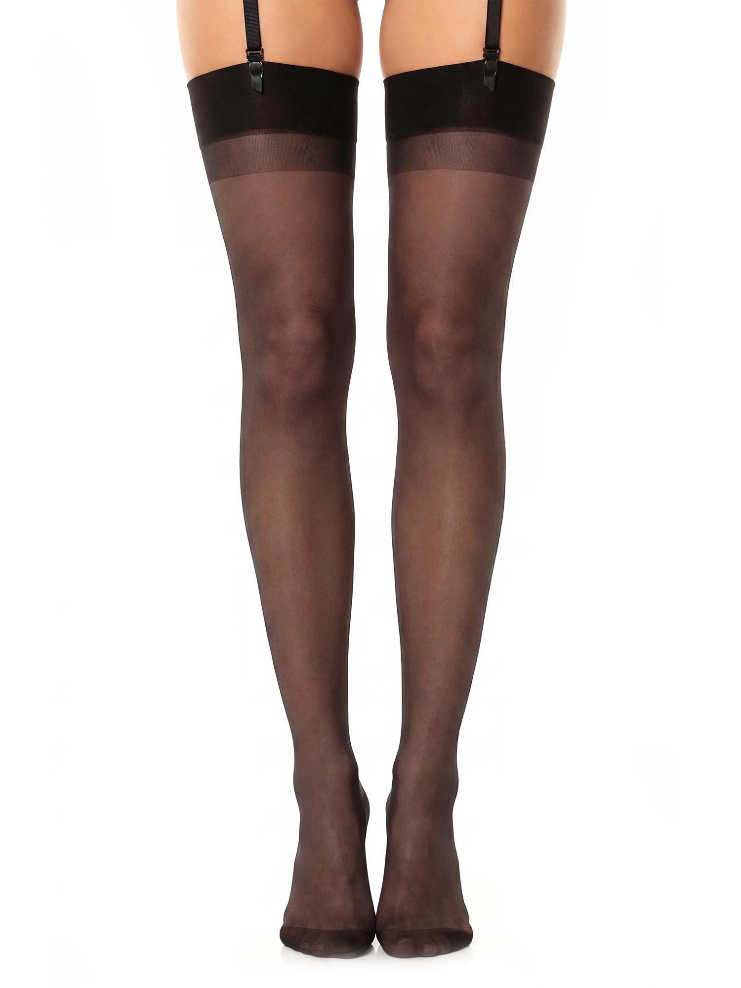 GLAMORY Strapsstrümpfe Delight (1-Paar) in seidig-matter Transparenz