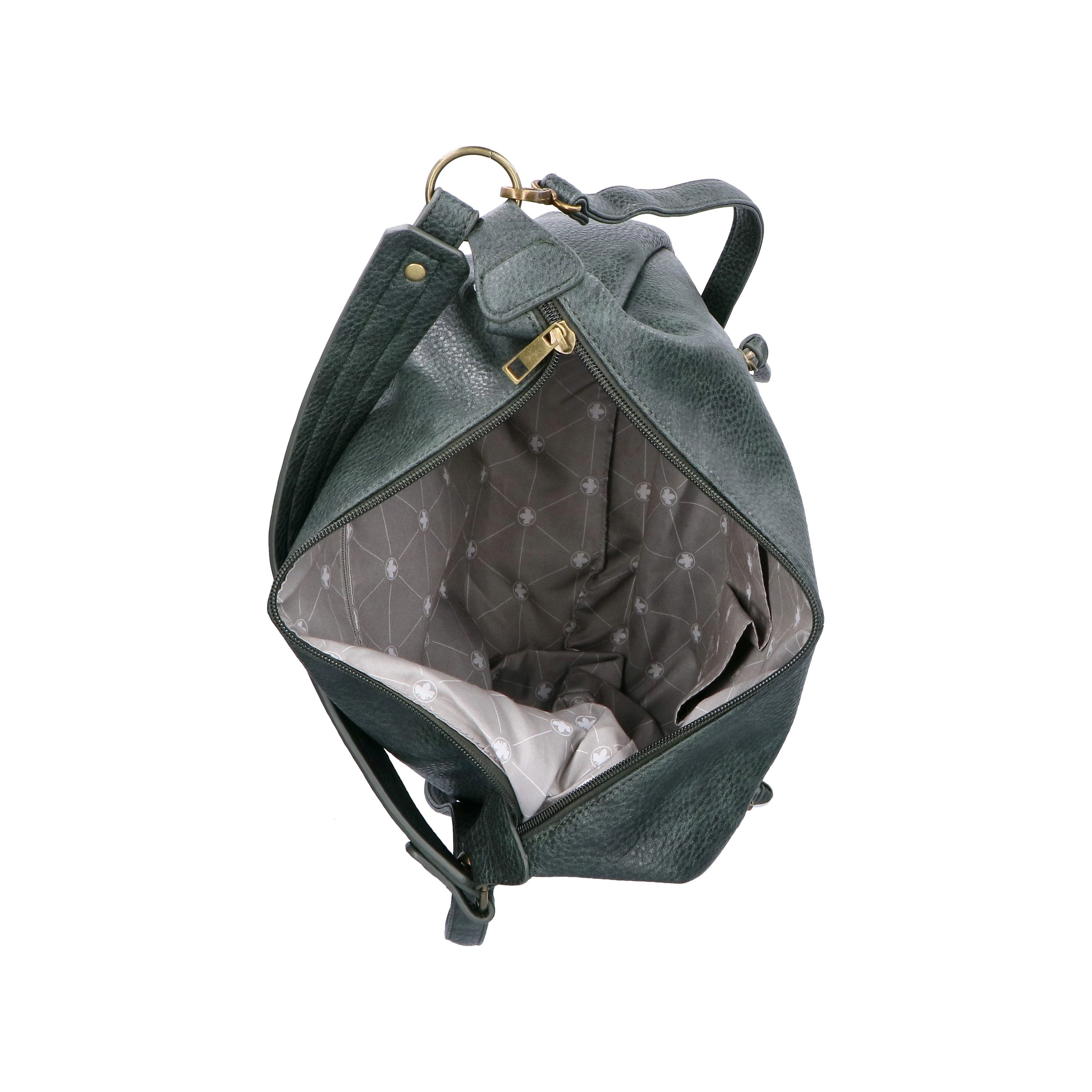Rieker Handtasche, Schultertasche, Damen Umhängetasche mit abnehmbarem Umhängeriemen
