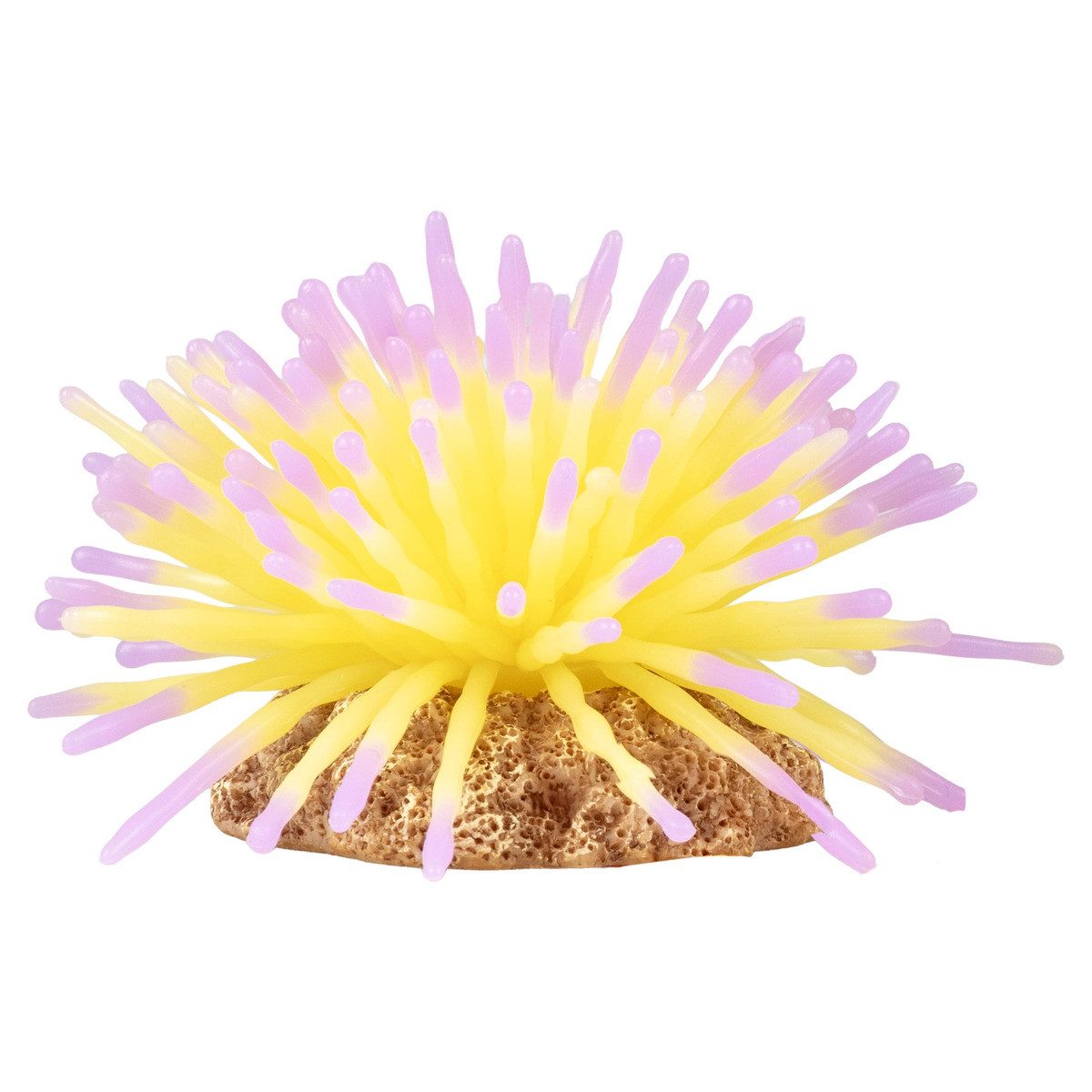 Europet-Bernina Aquariendeko Plastikpflanze Anemone gelb
