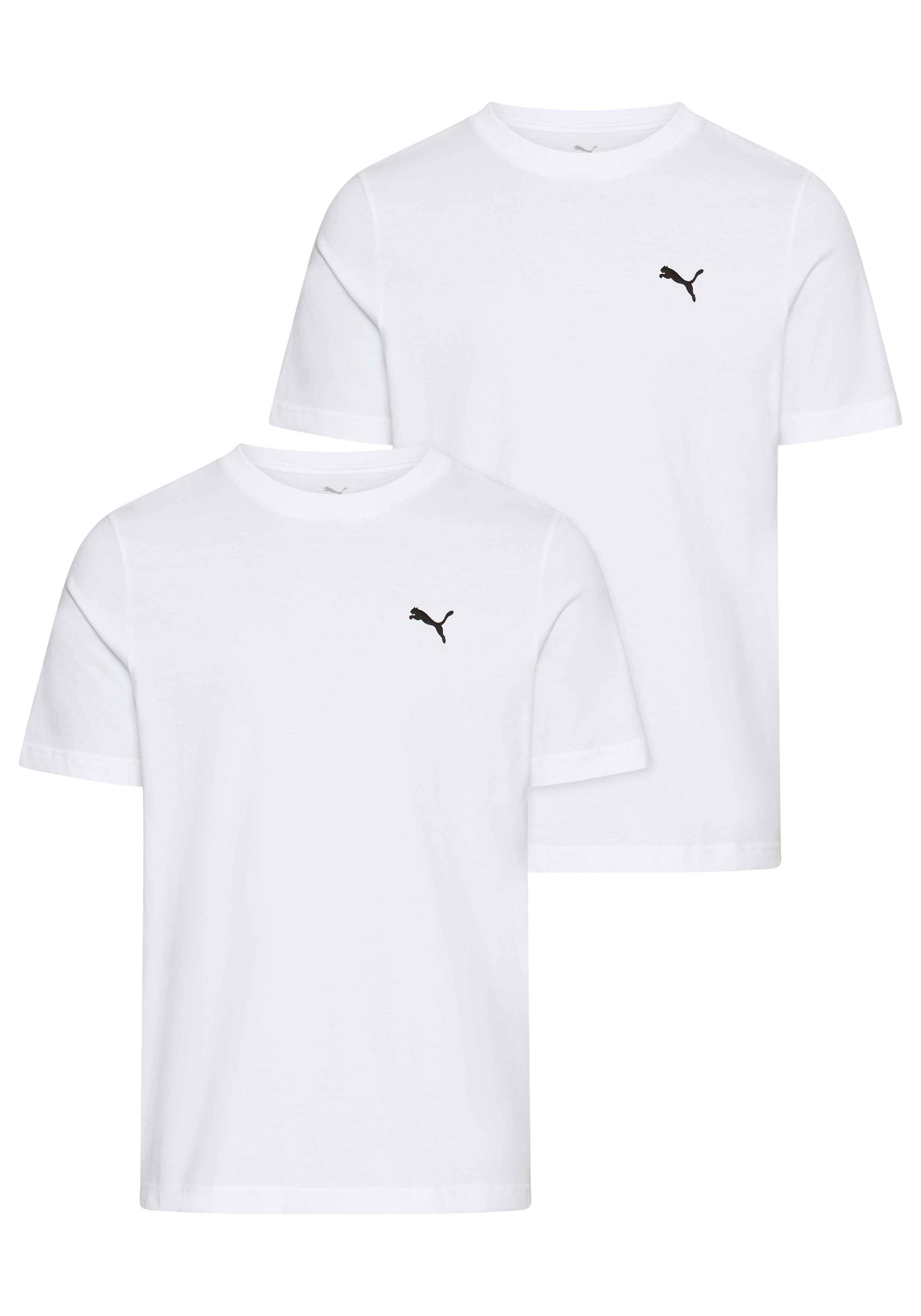 PUMA T-Shirt ESS LOGO TEE MULTIPACK M (2-tlg) Doppelpack, 2 Stück günstig online kaufen