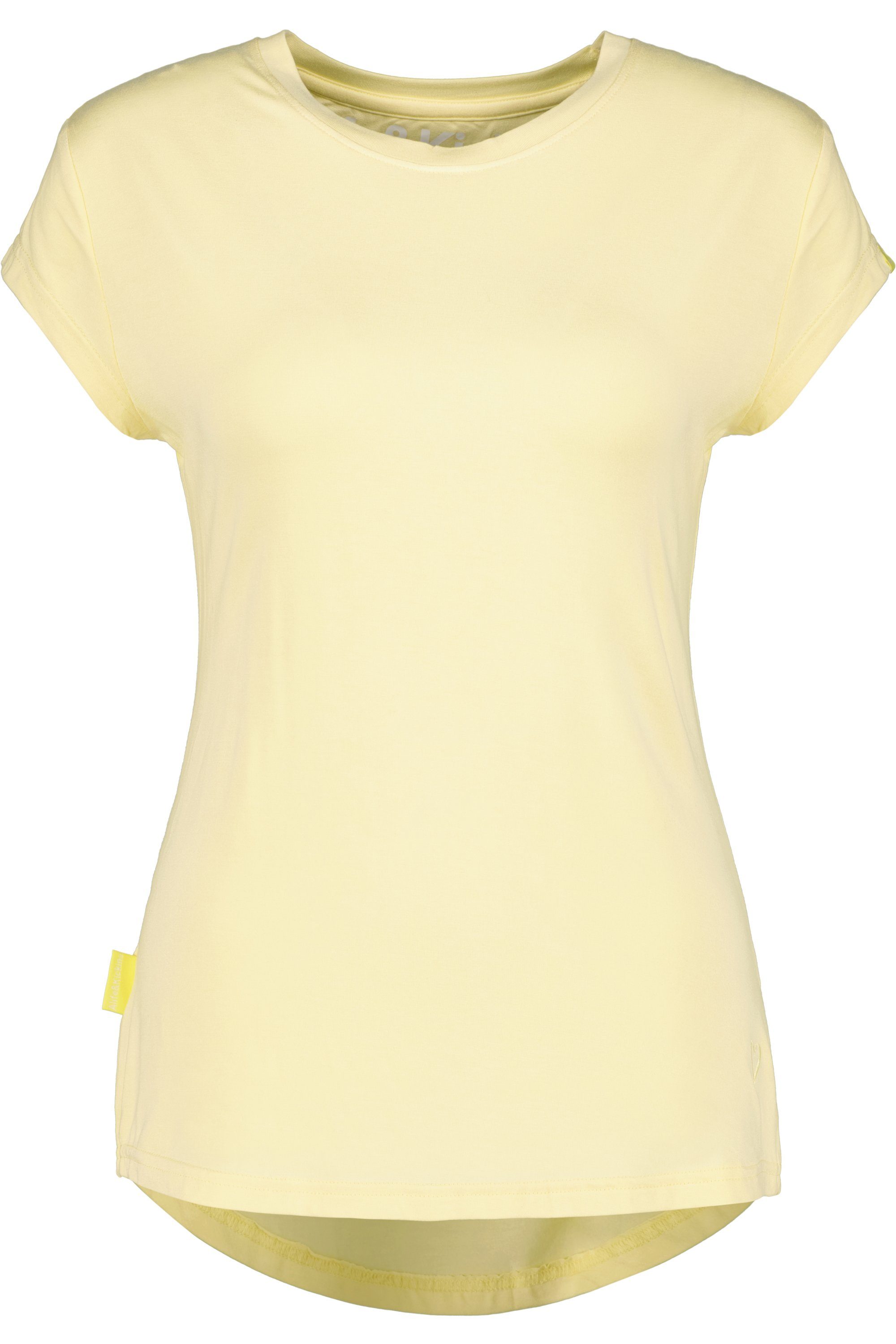 Alife & Kickin Rundhalsshirt A MimmyAK Damen Shirt Shirt lemonade