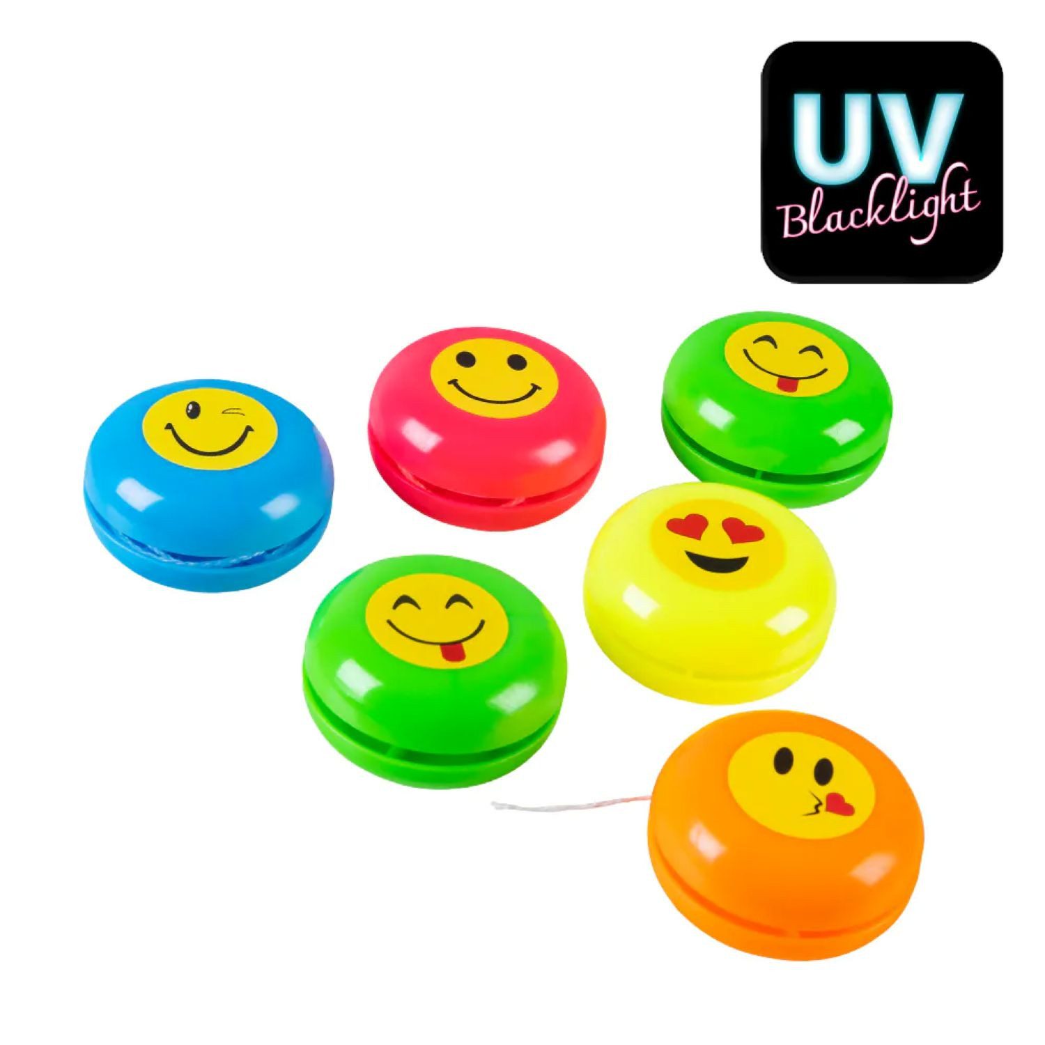 Boland Hängedekoration Favours Set Smile Jo-Jos Ø 3,5 cm, 6 Stück