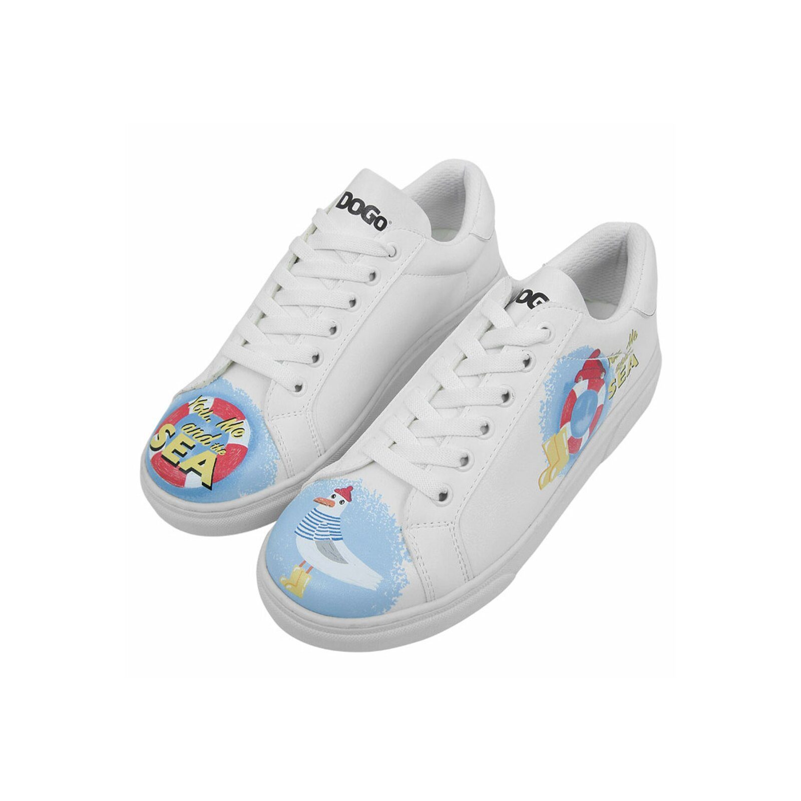DOGO Ace Low-Top Sneaker You, Me And The Sea Damen Sneaker Sneaker Handgefe günstig online kaufen