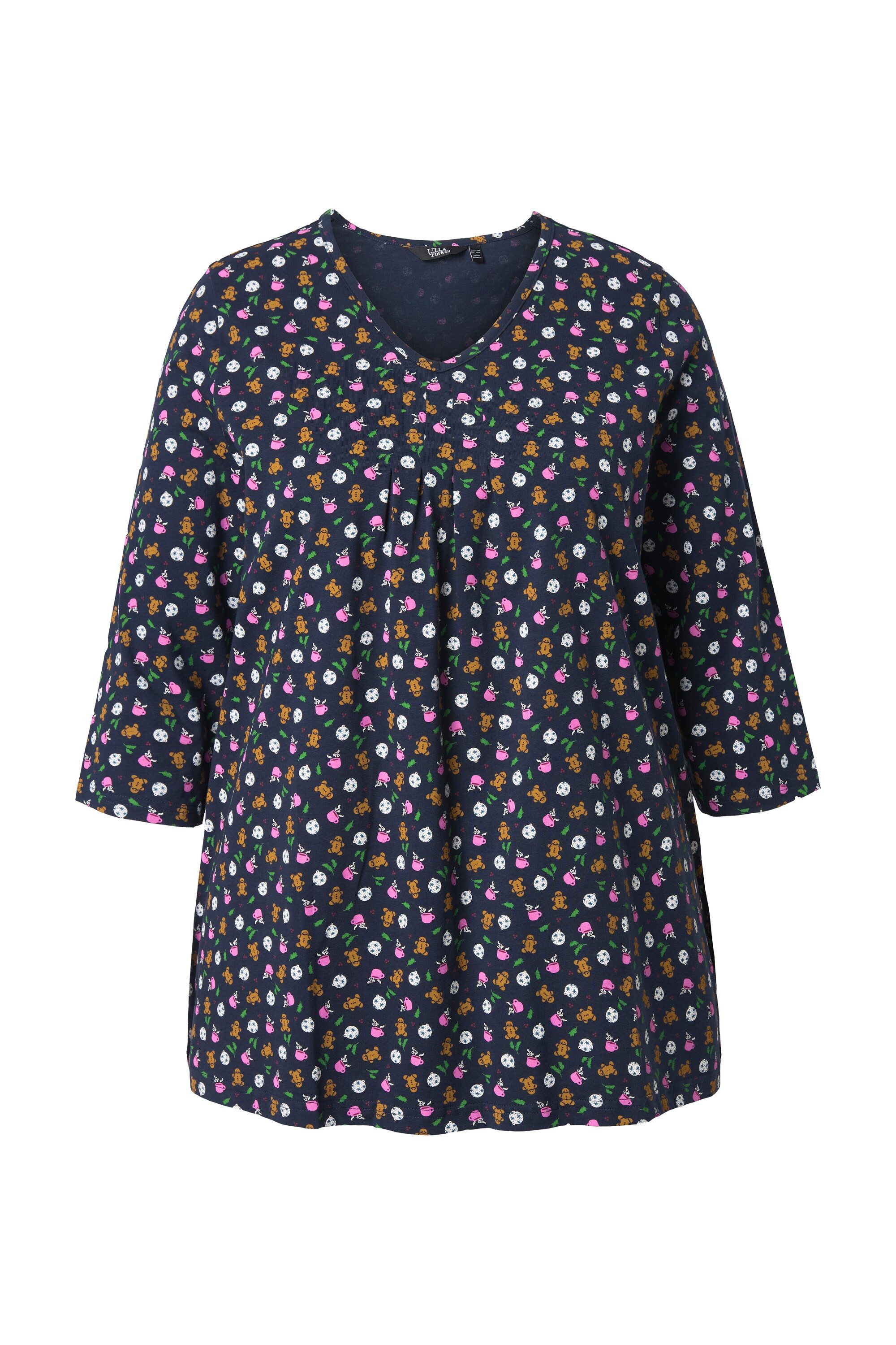 Ulla Popken T-Shirt Shirt Lebkuchenfiguren A-Linie günstig online kaufen