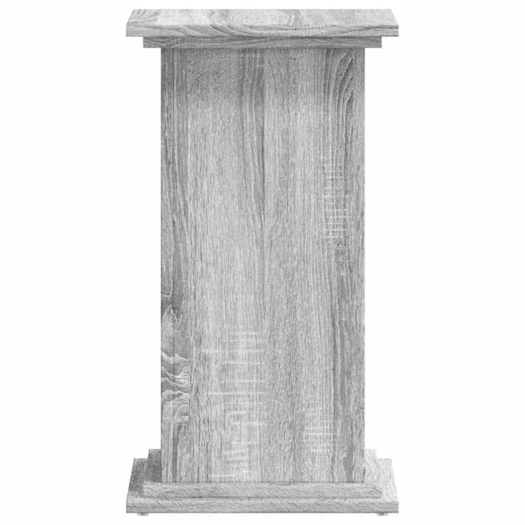 vidaXL Blumenständer Pflanzenständer Sonoma-Grau 33 x 33 x 60 cm Holzwerkstoff (1 St) – Bild 5 von 5