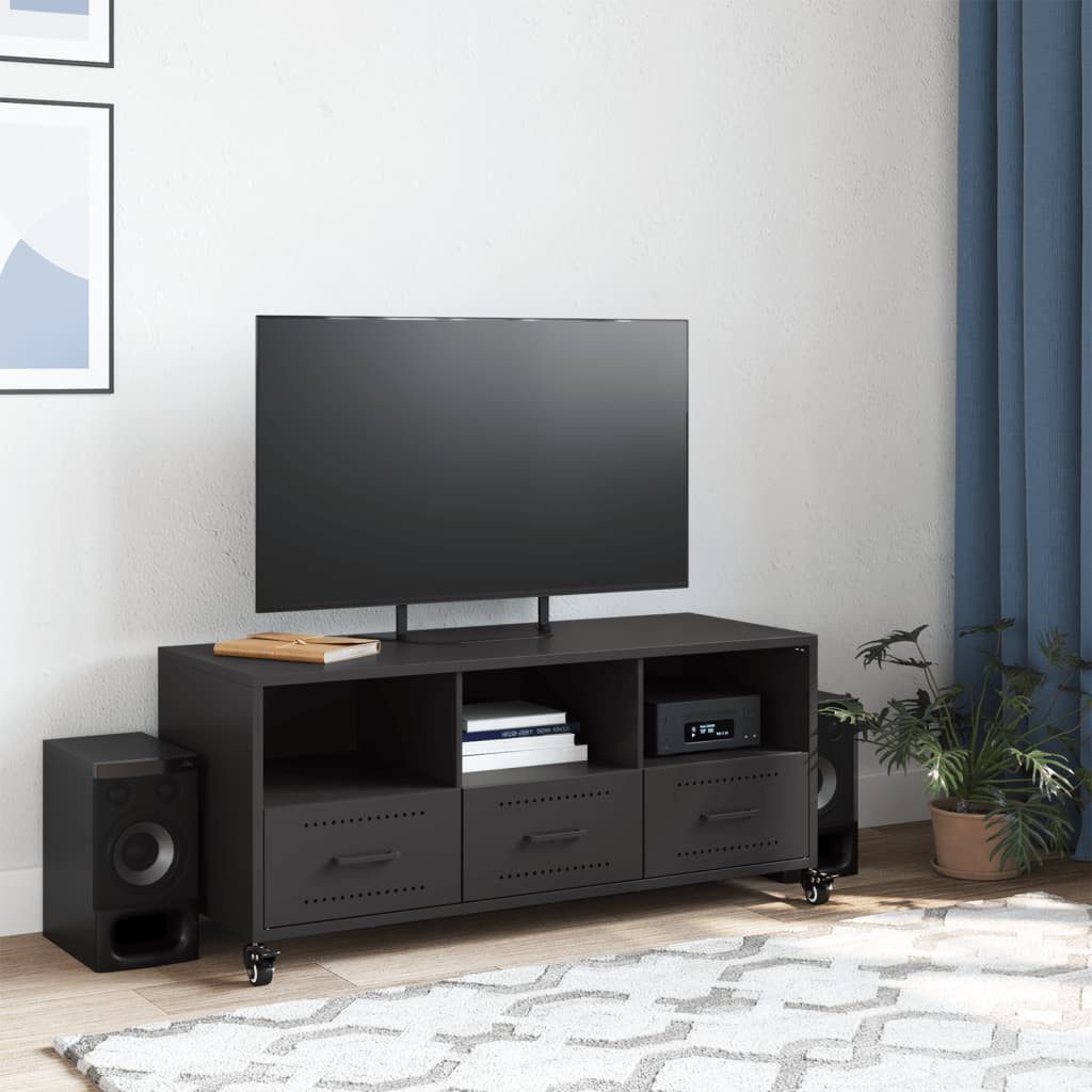 vidaXL TV-Schrank TV-Schrank Schwarz 100,5x39x43,5 cm günstig online kaufen