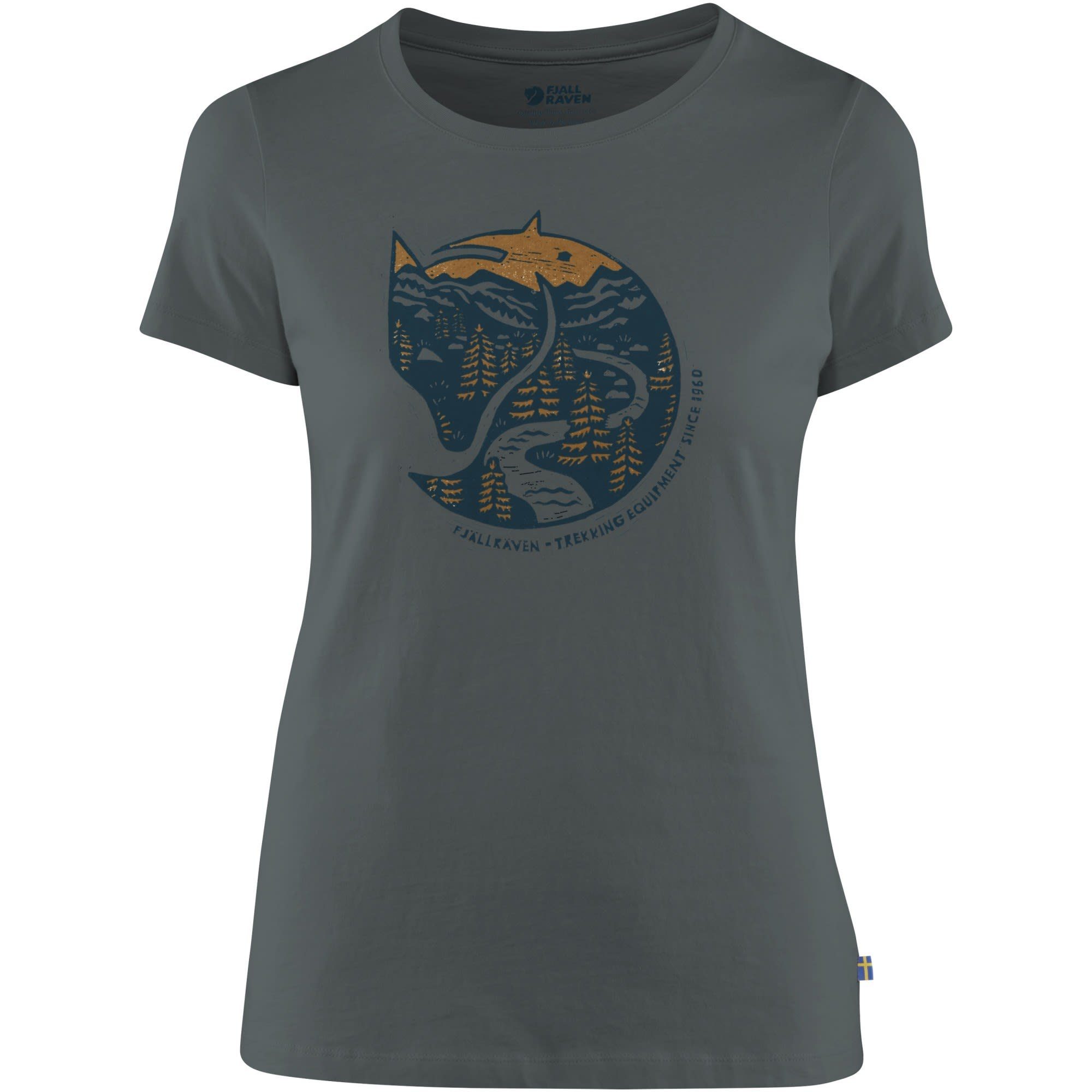 T-shirt Fox W Arctic Fjällräven Damen T-Shirt Dusk Fjällräven