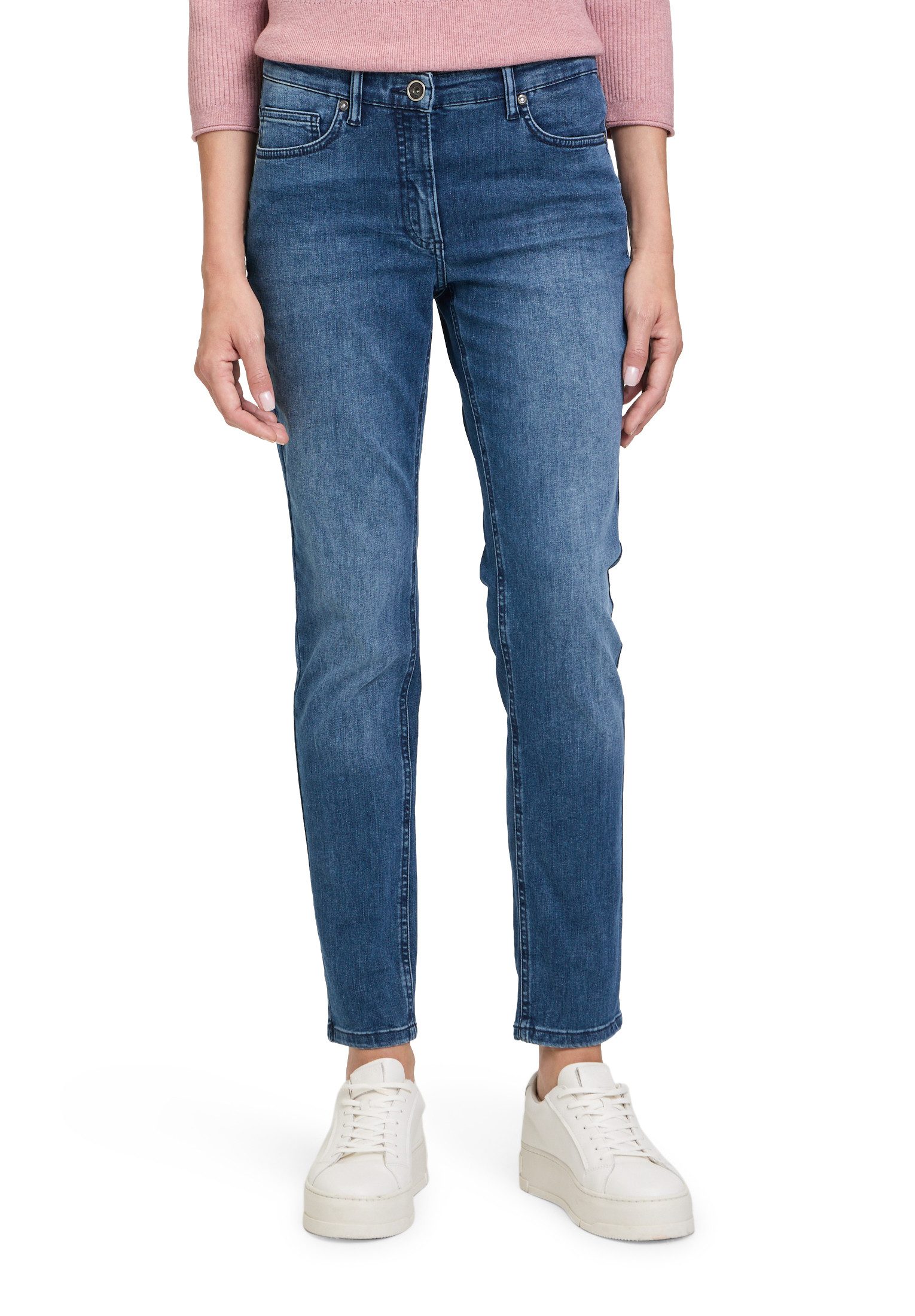 Slim-fit-Jeans Betty Barclay Damen Basic-Jeans mit Waschung
